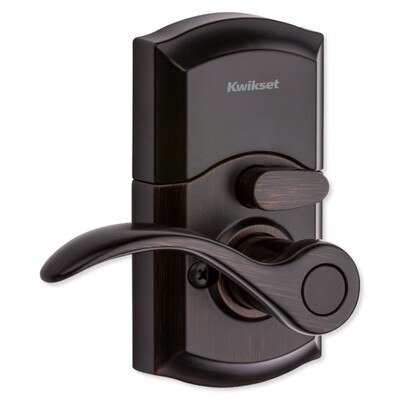 Kwikset SmartCode 955 Reversible Electronic Lever, Venetian Bronze